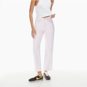 Denim Forum Women's Straight Leg Jeans - White Sz 29L
